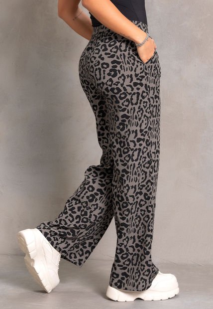 Pantalón Mujer Animal-Print Atypical 104220