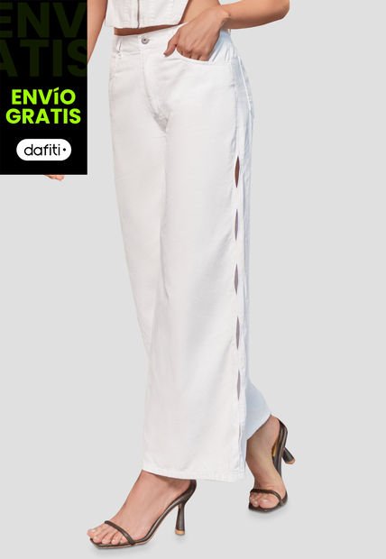 Jean Mujer Blanco Atypical 105532