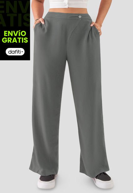 Pantalón Mujer Gris Atypical 105099