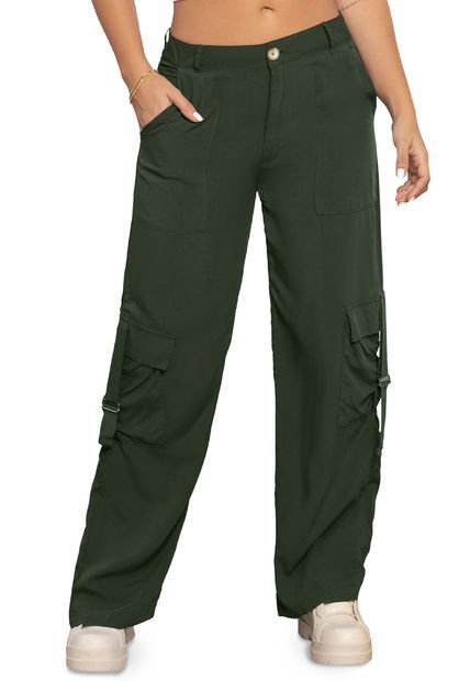 Pantalón Mujer Verde Atypical 3461