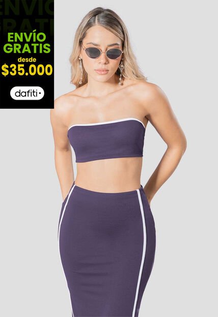 Conjunto Mujer Vino Atypical 102184