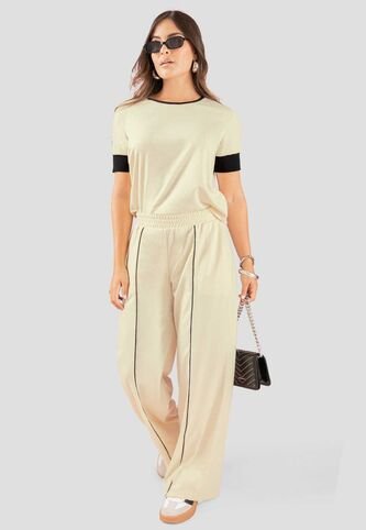 Conjunto Mujer Crema Atypical 113185 Atypical