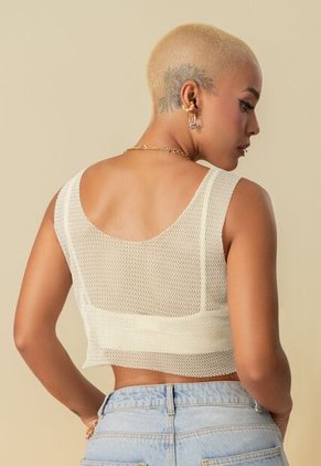 Crop Top Paq X2 Mujer Caqui Atypical 105876