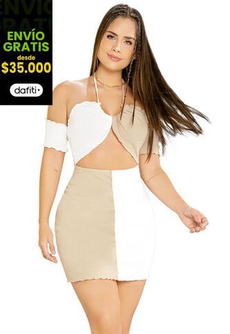 Vestido Caramelo Mp 33792 Atypical