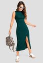 Vestido Largo Mujer Verde Atypical 103739 de Atypical
