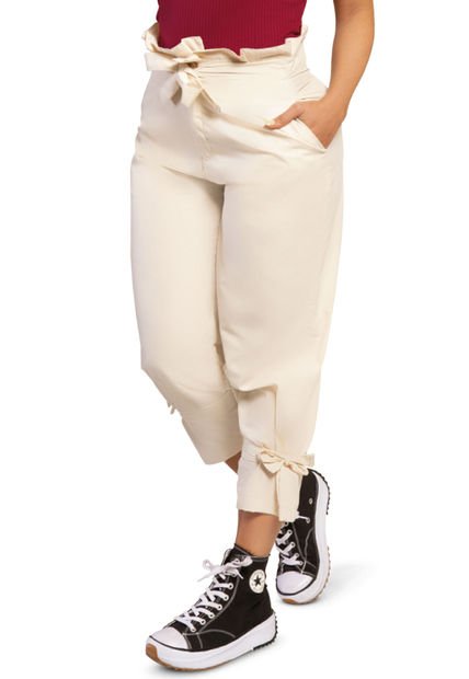 Pantalón Mujer Beige Atypical 33453