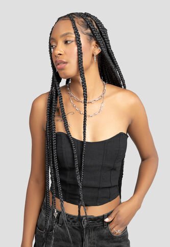 Corset Mujer Negro Atypical 106873 Atypical