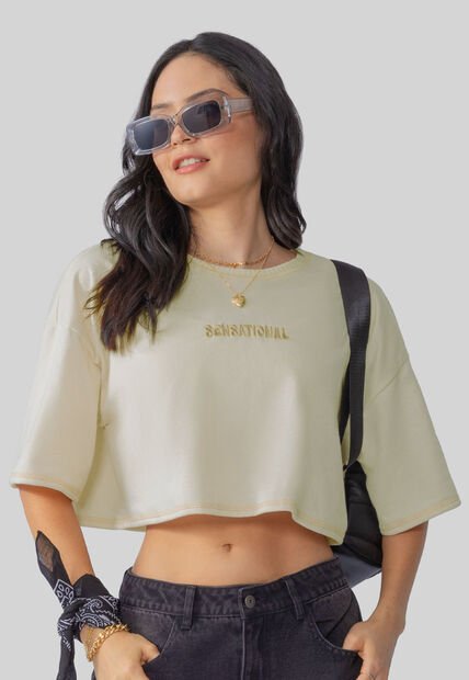 Camiseta Mujer Caqui Atypical 106175