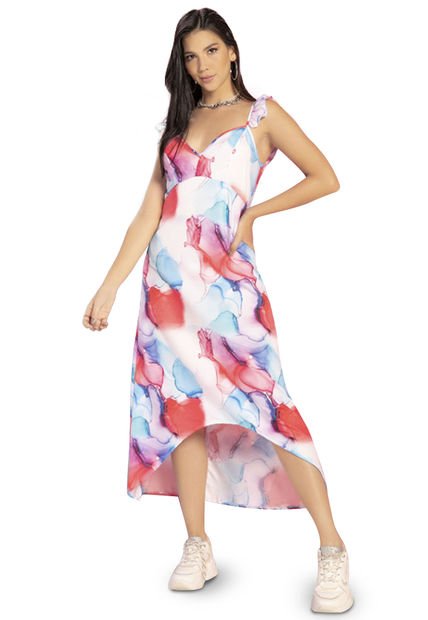 Vestido Mujer Multicolor Atypical 7049