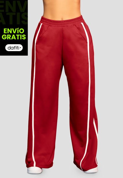 Pantalón Mujer Rojo Atypical 100648