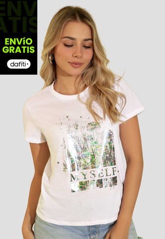 Camiseta Mujer Blanco Atypical 112600 Atypical