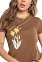 Camiseta Mujer Café Atypical 3706 de Atypical