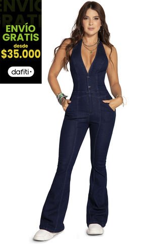 Enterizo Largo Mujer Azul Atypical 2934 Atypical