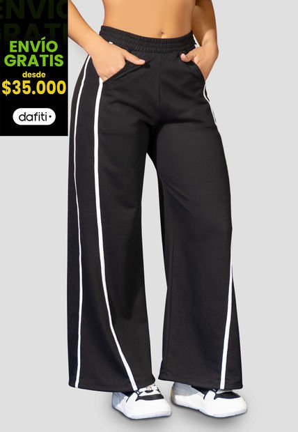 Pantalón Mujer Negro Atypical 100648