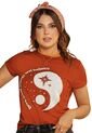 Camiseta Mujer Naranja Atypical 89129 de Atypical