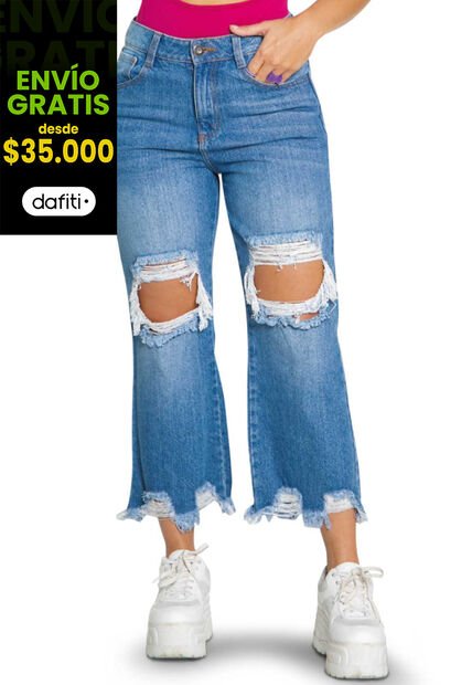 Jean Mujer Azul Atypical 87069