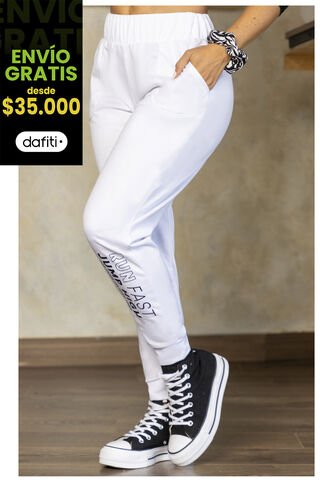 Jogger Mujer Blanco Atypical 1914 Atypical