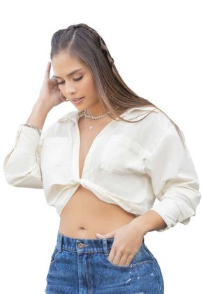 Camisa Mujer Marfil Atypical 5524