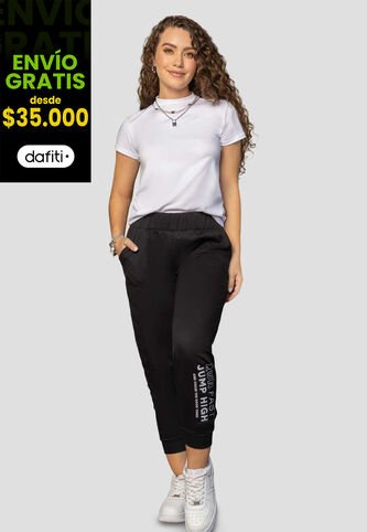 Jogger Mujer Negro Atypical 1914 Atypical