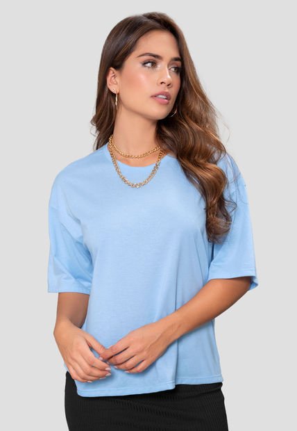 Camiseta Mujer Azul Atypical 103898