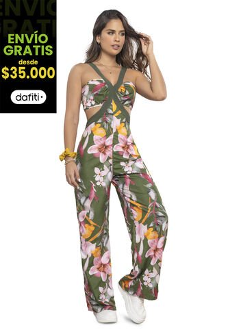 Enterizo Largo Mujer Estampado Atypical 3462 Atypical