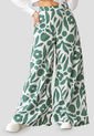 Pantalón Mujer Verde Atypical 100125 de Atypical