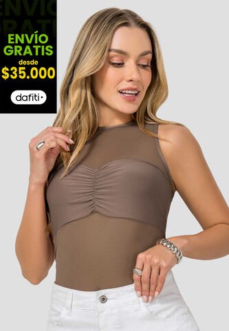 Blusa Mujer Chocolate Atypical 113973 Atypical