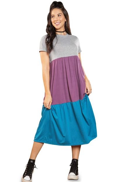 Vestido Mujer Lila Atypical 87430