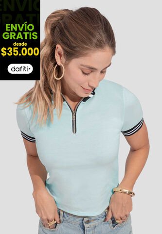 Blusa Mujer Azul Baby Atypical 112507 Atypical