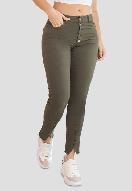 Jean Mujer Verde Atypical 262