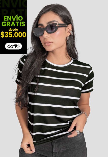 Camiseta Mujer Estampado Atypical 112497