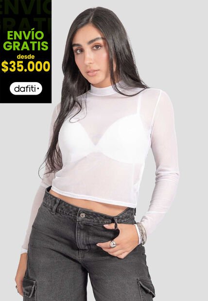 Blusa Mujer Blanco Atypical 112487