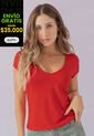Camiseta Mujer Rojo Atypical 111188 de Atypical