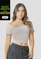 Blusa Mujer Gris Claro Atypical 110157 de Atypical