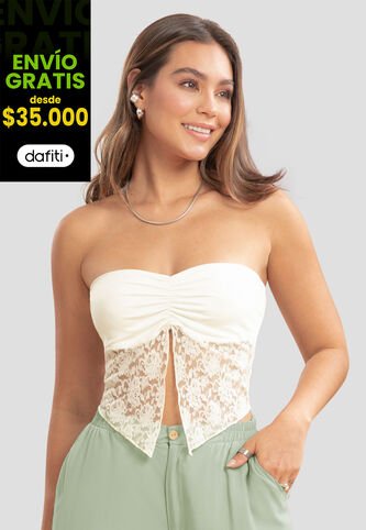 Blusa Mujer Marfil Atypical 105478 Atypical