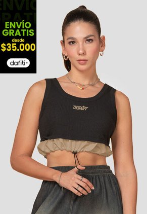 Blusa Mujer Negro Atypical 104498