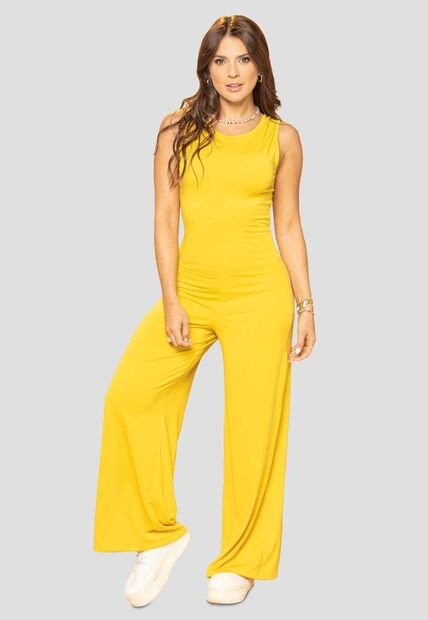 Enterizo Largo Mujer Amarillo Atypical 101950