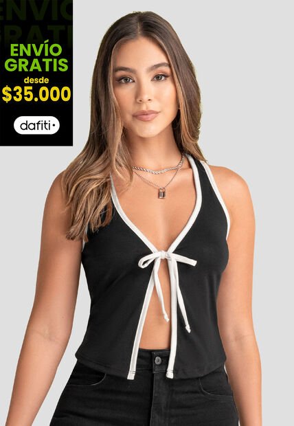 Blusa Mujer Negro Atypical 103738