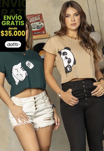 Camiseta Mujer Verde Botella Atypical 1909 Atypical