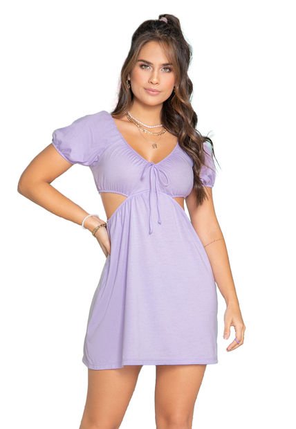 Vestido Corto Mujer Lila Atypical 93582