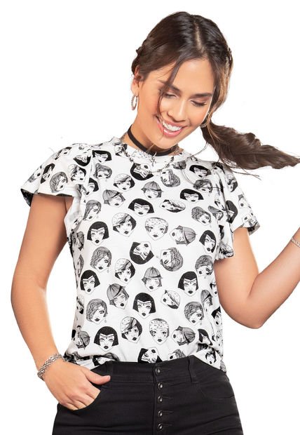 Blusa Mujer Blanco Atypical 87420