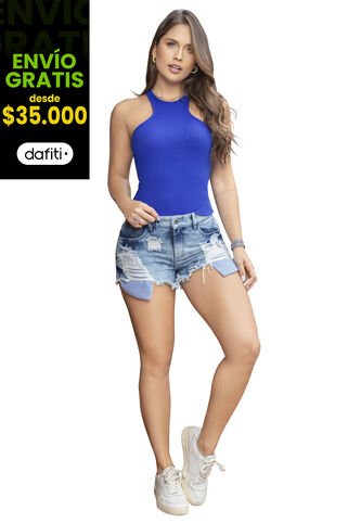 Blusa Mujer Azul Rey Atypical 88522 Atypical