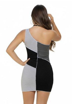 Vestido Corto Juvenil Negro Atypical 91858