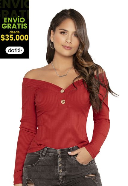 Blusa Juvenil Rojo Atypical 79000