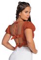 Blusa Mujer Naranja Atypical 90611 de Atypical