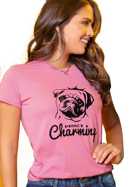Camiseta Mujer Rosado Atypical 86654