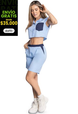 Camisa Juvenil Azul Claro Atypical 1530 Atypical