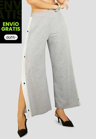 Pantalón Mujer Gris Jaspe Atypical 112603 Atypical