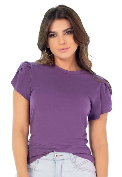 Camiseta Mujer Morado Atypical 78209
