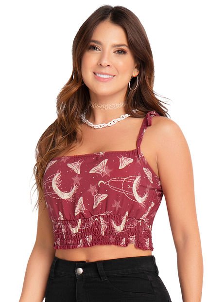 Blusa Mujer Rojo Atypical 89133